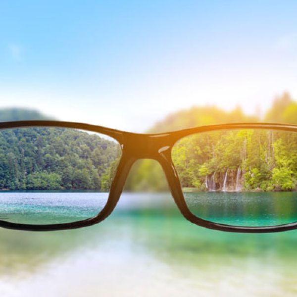 Single Vision – Semi-Rimless Frame